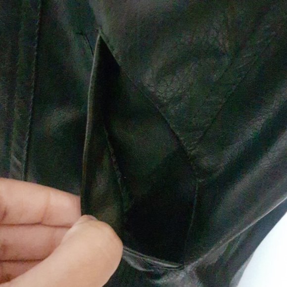 MOTO GEAR Faux Leather Jacket | Size S - Picture 8 of 16